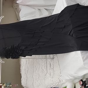 Adorable polyester dress with ruffles to the hip